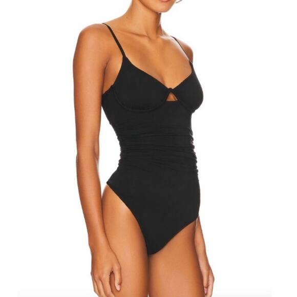Johnathan Simkhai Tessi Underwire Bodysuit Black Size S - Picture 6 of 10
